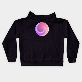 vibrant Abstract gradient Kids Hoodie